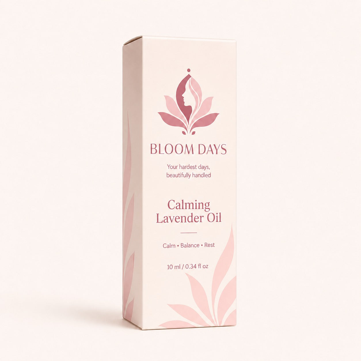 Bloom Days Calming Lavender Oil 10 ml packaging