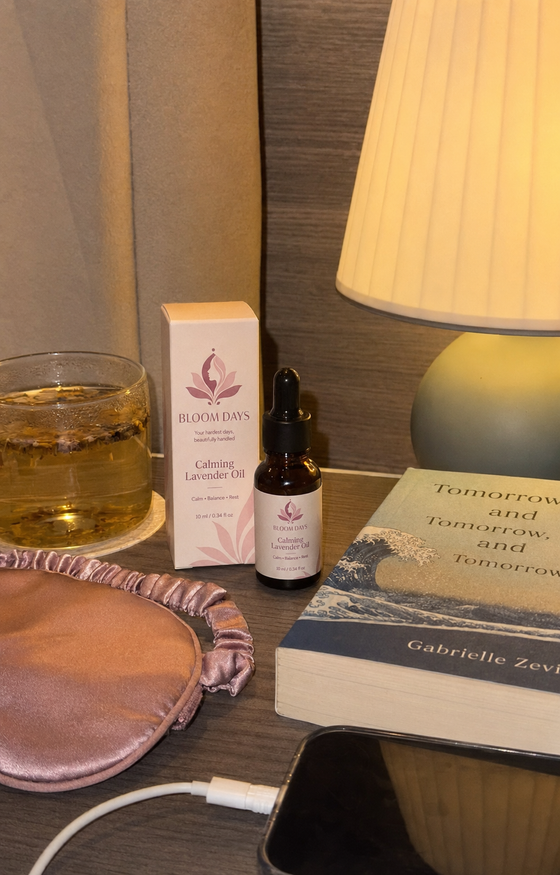 Illustrative customer-style image 3 featuring Calming Lavender Oil 10 ml
