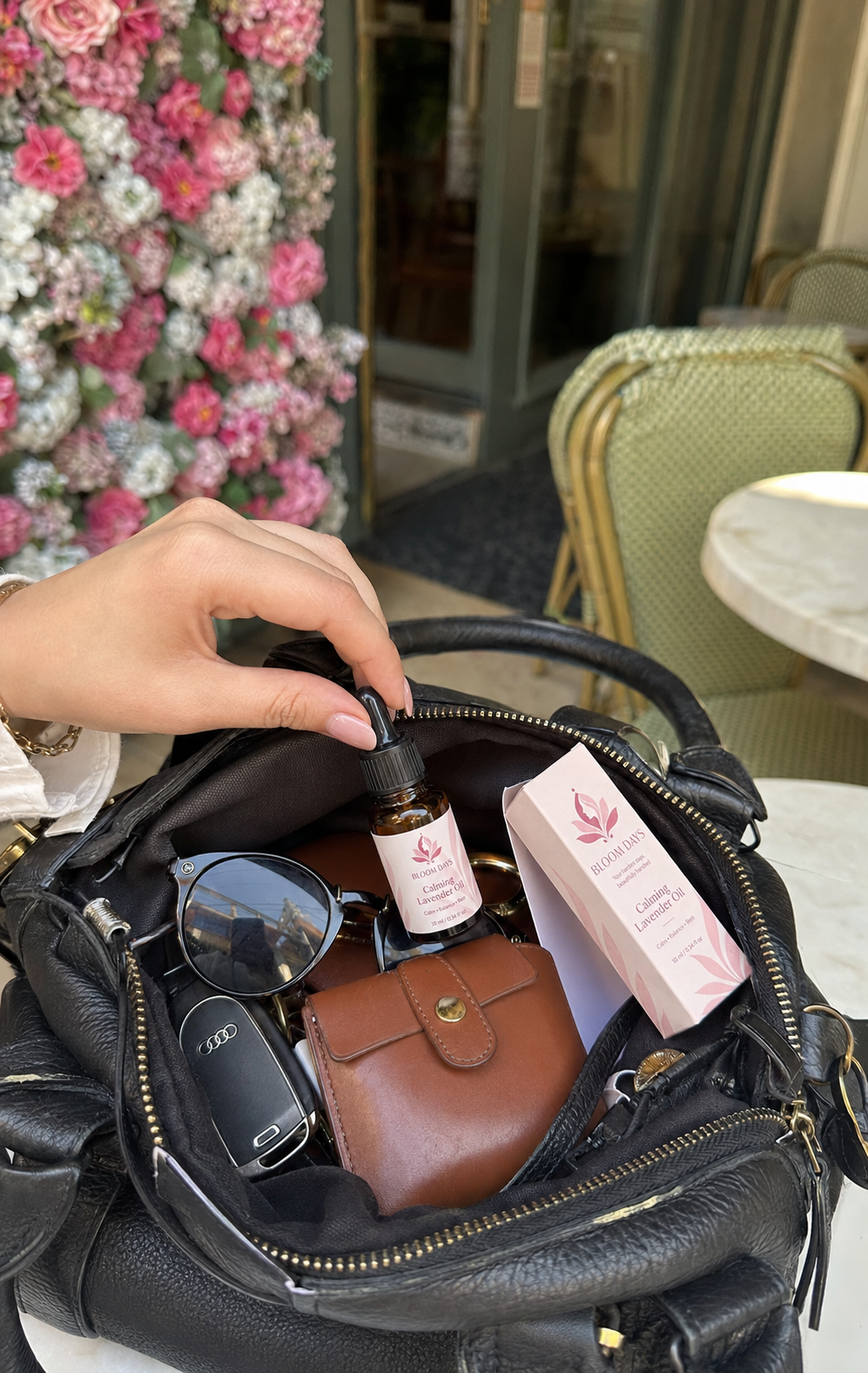 Styled product story image 3 featuring Calming Lavender Oil 10 ml