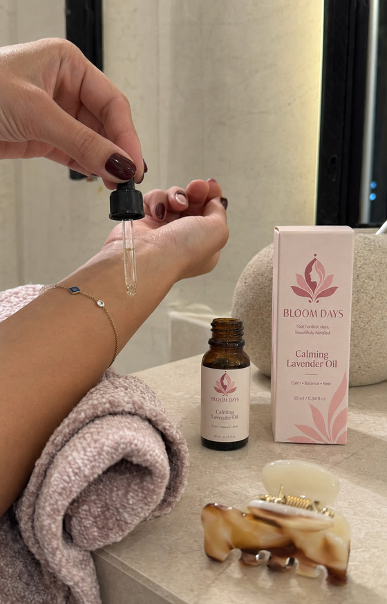 Illustrative customer-style image 6 featuring Calming Lavender Oil 10 ml