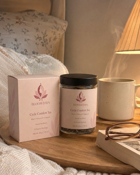 Illustrative customer-style image 6 featuring Cycle Comfort Tea
