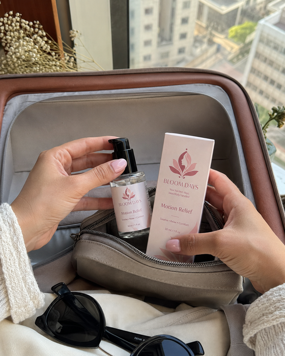 Illustrative customer-style image 7 featuring Motion Relief 30 ml